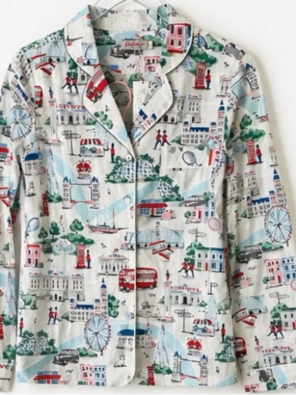 Cath Kidston Lovely London Pajama Set NWT XS 100% Cotton Sleepwear Cottagecore - Picture 3 of 11